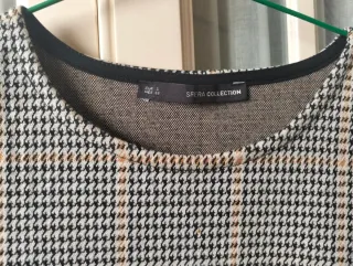 Camiseta manga larga cuadros