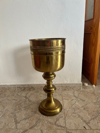 Portavasi Vintage Oro Medio Secolo