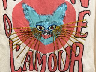 Camiseta Gucci Gato Lentejuelas Original