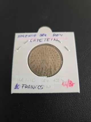 Moneda 10 Francos Francia 1987