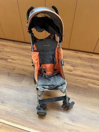 Carrito Maclaren Naranja/Gris