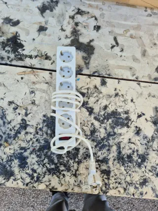 Regleta 6 enchufes 1m