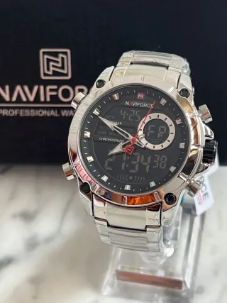 Reloj Naviforce Cronógrafo Plata Hombre