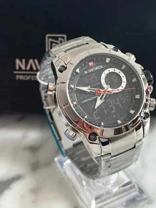 Reloj Naviforce Cronógrafo Plata Hombre