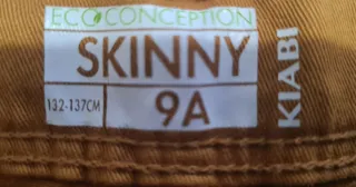 Vaqueros Kiabi niño 9 años