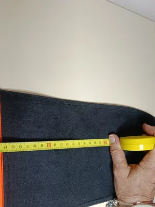 Fascia per schiena con sostegni arancioni