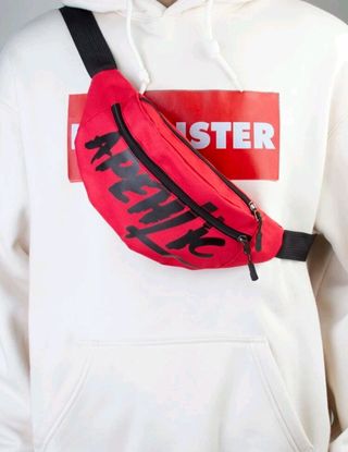 Marsupio Monospalla Rosso con Logo