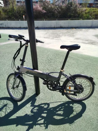Bicicleta Eléctrica B'Twin Plegable