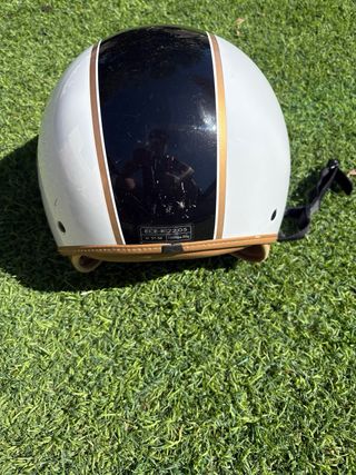 Casco de moto vespa