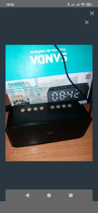 Radio Altavoz Bluetooth SANDA SD-4035