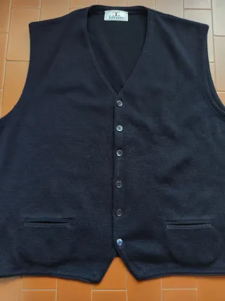 Ferrante Gilet Uomo 100% Pura Lana Vergine –  XL