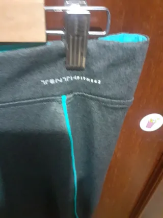 Leggings TENTH Mujer Gris y Turquesa