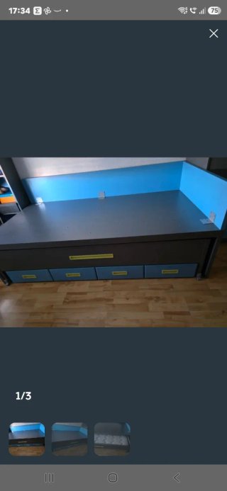 Dormitorio juvenil completo.