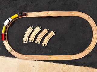 Tren de madera completo