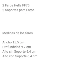 Faros Hella FF 75