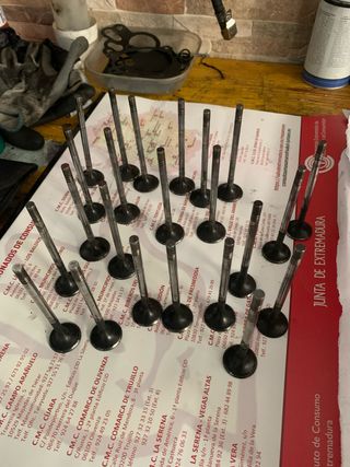 Válvulas culata Mercedes OM642 V6 3.0 CDI 3.0 crd