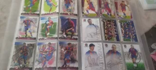 Lote de cromos del FCB y RM I Leer