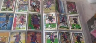 Lote de cromos del FCB y RM I Leer