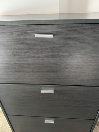 Zapatero Gris 3 Puertas