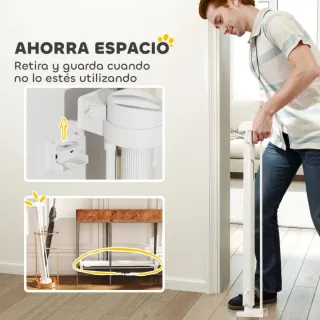 Barrera de seguridad para bebés y mascotas