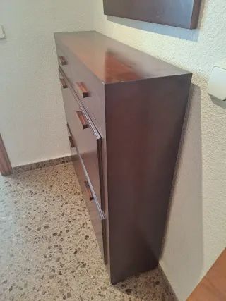 Zapatero madera nogal