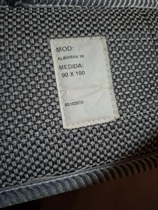 Colchón 90x190 viscoelástico