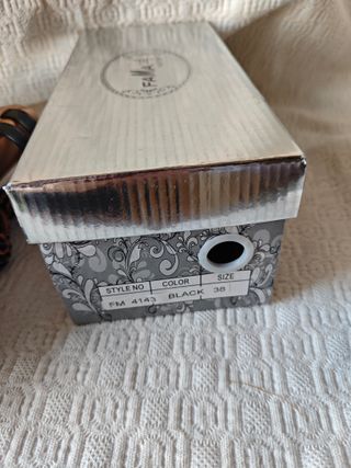 Sandalias marrones negras mujer talla 38 bohemia