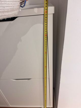 Zapatero blanco 4 compartimentos