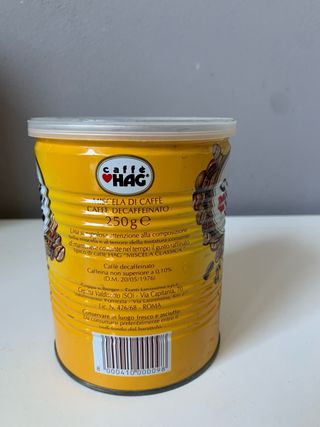 Barattolo Caffè Hag Decaffeinato Vintage