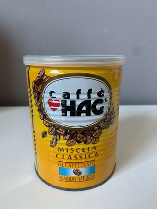 Barattolo Caffè Hag Decaffeinato Vintage