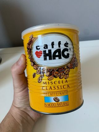 Barattolo Caffè Hag Decaffeinato Vintage