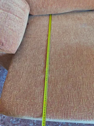 Sofá Cama 3 Plazas Naranja