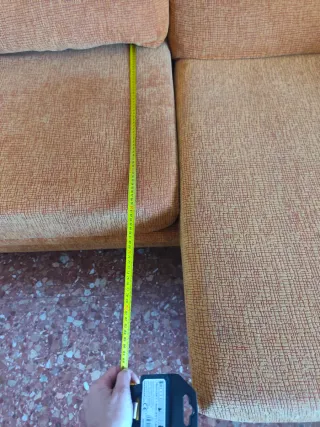 Sofá Cama 3 Plazas Naranja