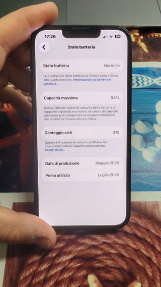 Iphone 16e al 94% pari al nuovo, baratto con 15pro