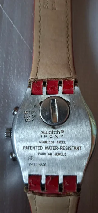 Swatch Irony Chrono Secret Agent Red YCS405