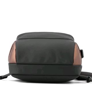 Borsa uomo tracolla nera e marrone