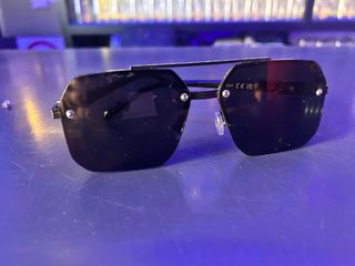 Gafas de sol octogonales negras