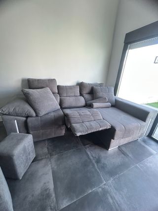 Sofá de 3 plazas gris