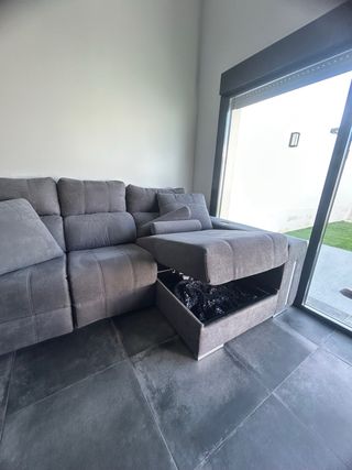 Sofá de 3 plazas gris