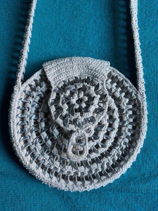 Conjunto bandolera y monedero crochet