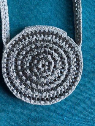 Conjunto bandolera y monedero crochet