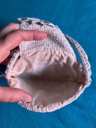 Conjunto bandolera y monedero crochet