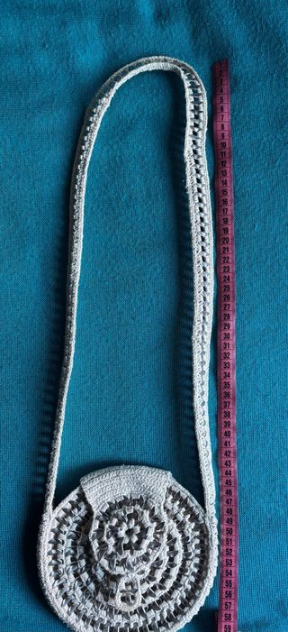 Conjunto bandolera y monedero crochet