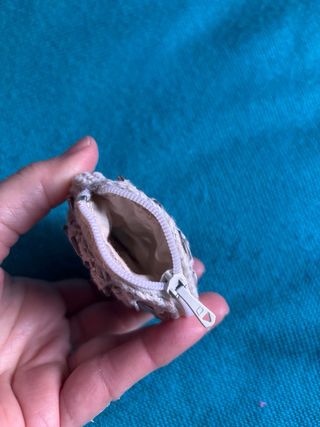 Conjunto bandolera y monedero crochet