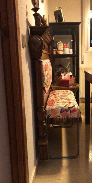 Cabecero Vintage Tapizado Multicolor