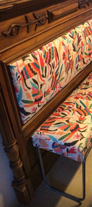 Cabecero Vintage Tapizado Multicolor