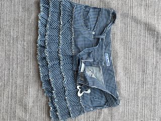 Falda vintage rayas volantes