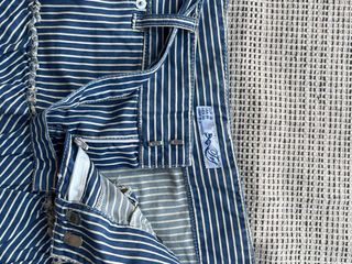 Falda vintage rayas volantes