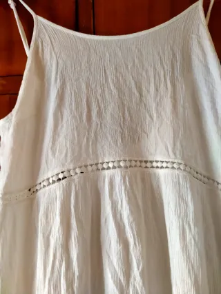Vestido blanco Zara