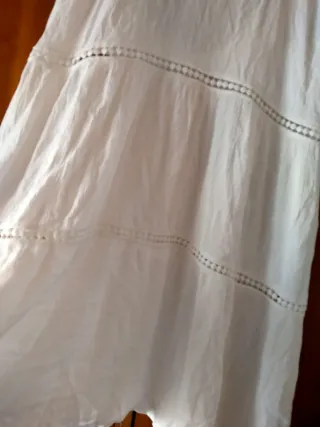 Vestido blanco Zara